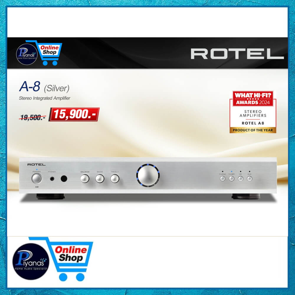 อินทิเกรตแอมป์ ROTEL : A-8 (SILVER)